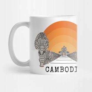 Angkor Thom Majesty: Cambodia's Ancient Wonder -- SunRise Edition Mug